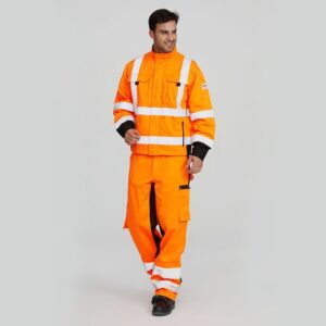 Safety Welding Work Suit Uniform With Reflective Tapes